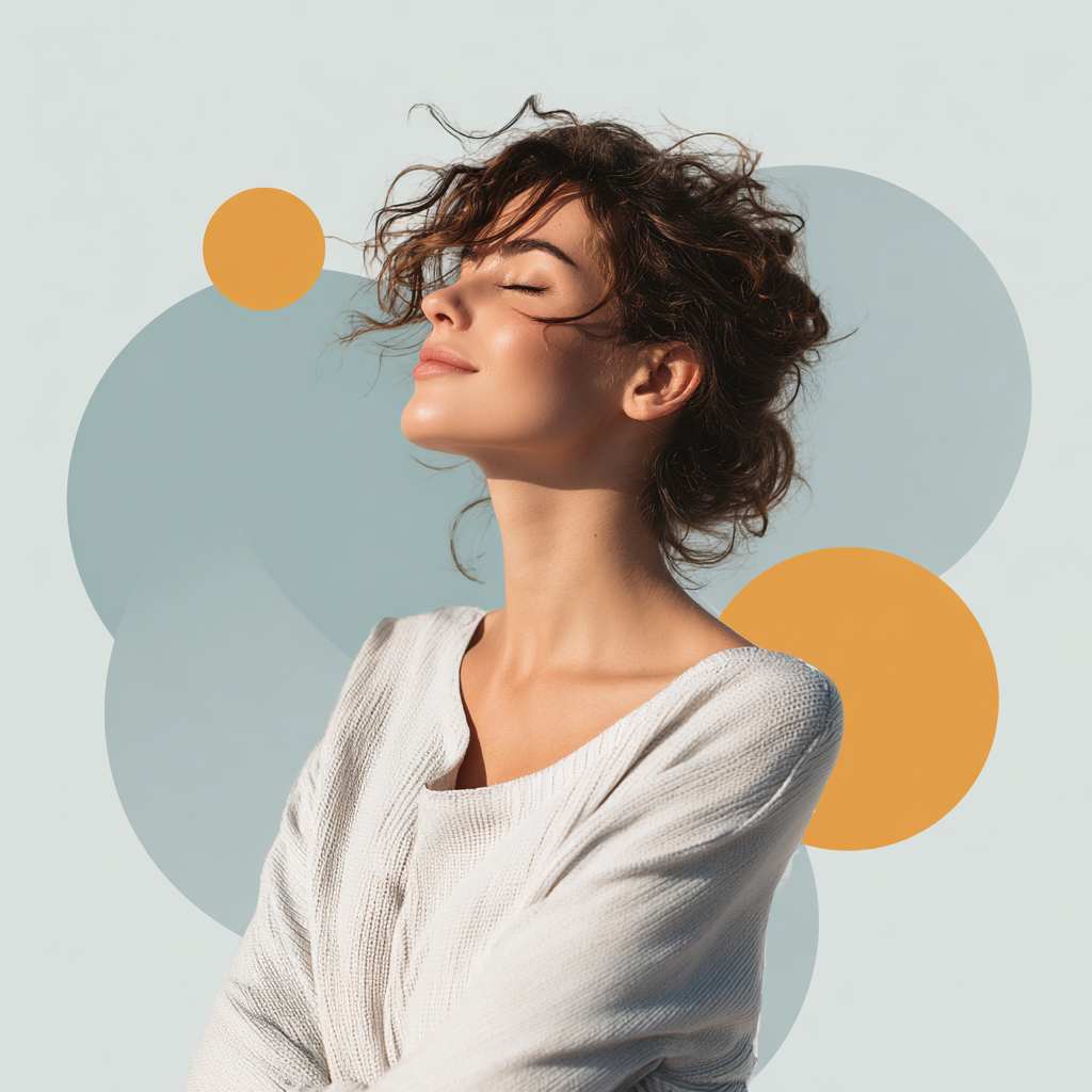 Жінка практикує йогу на заході сонця