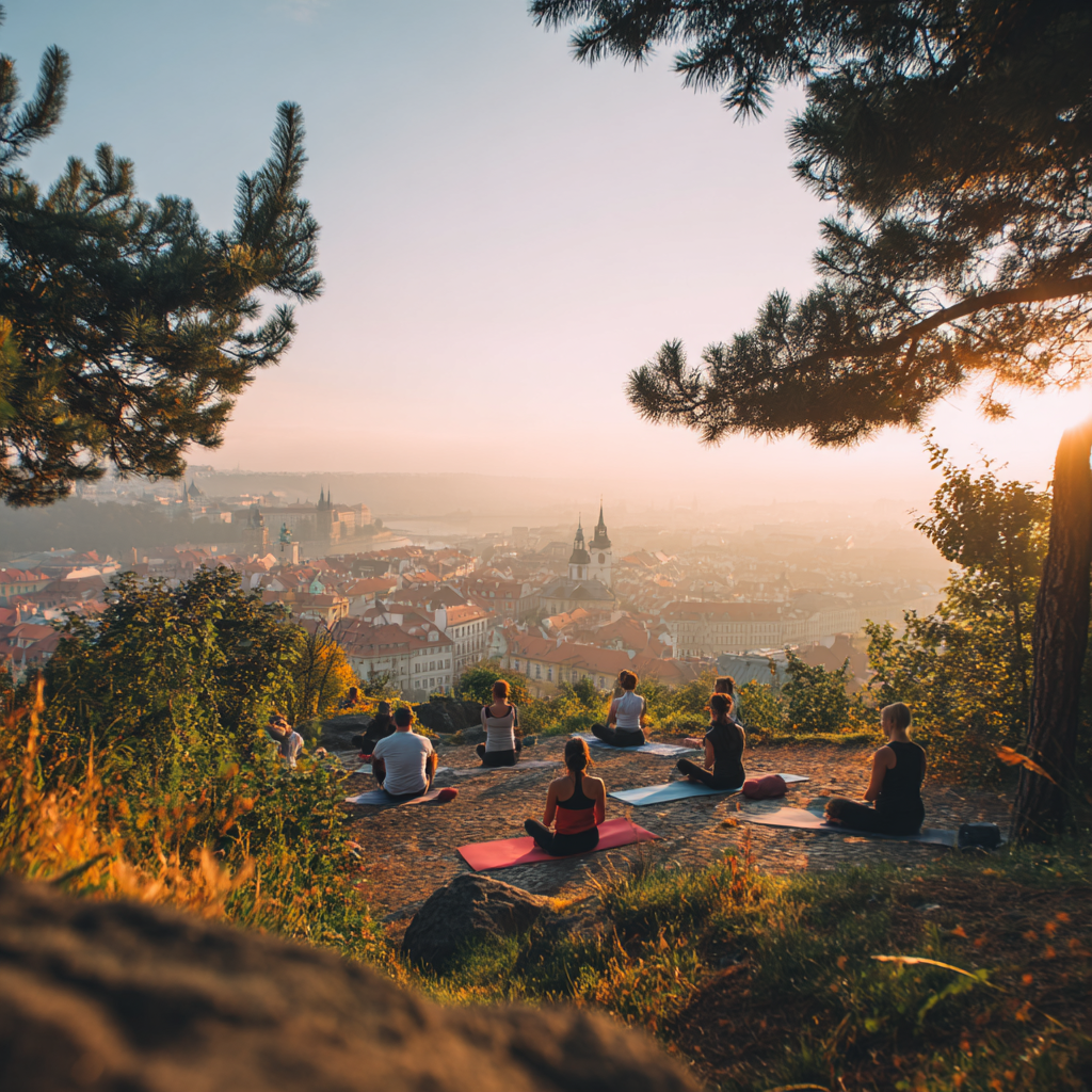 Йога студія з природним освітленням